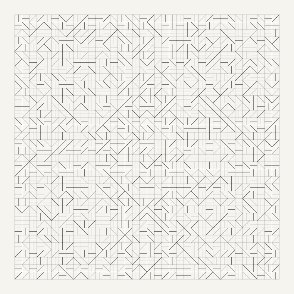 p5.js drawing of Wall Drawing #26