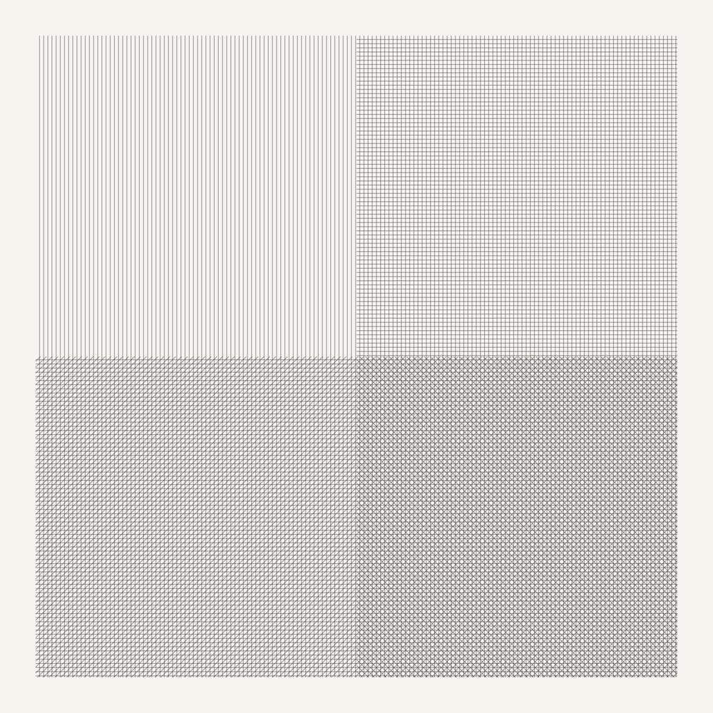 p5.js drawing of Wall Drawing #56