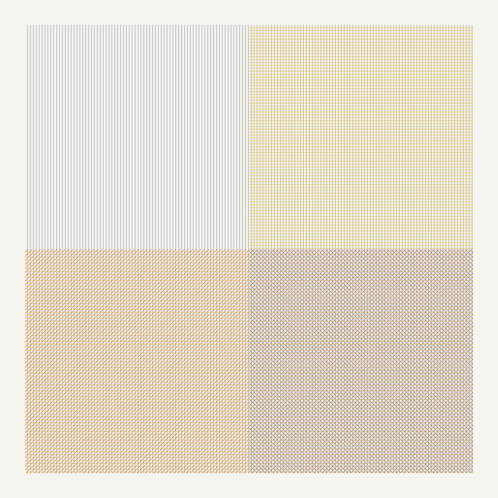 p5.js drawing of Wall Drawing #87