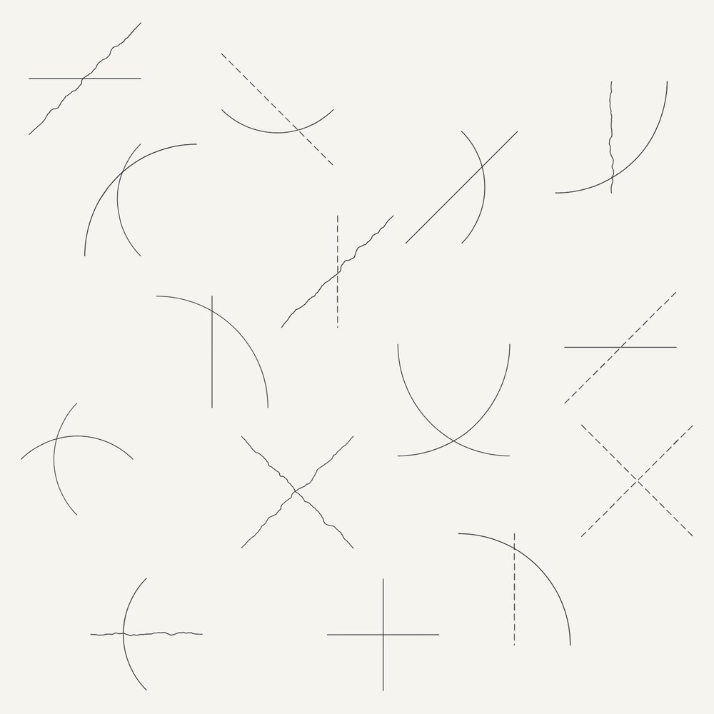 p5.js drawing of Wall Drawing #122