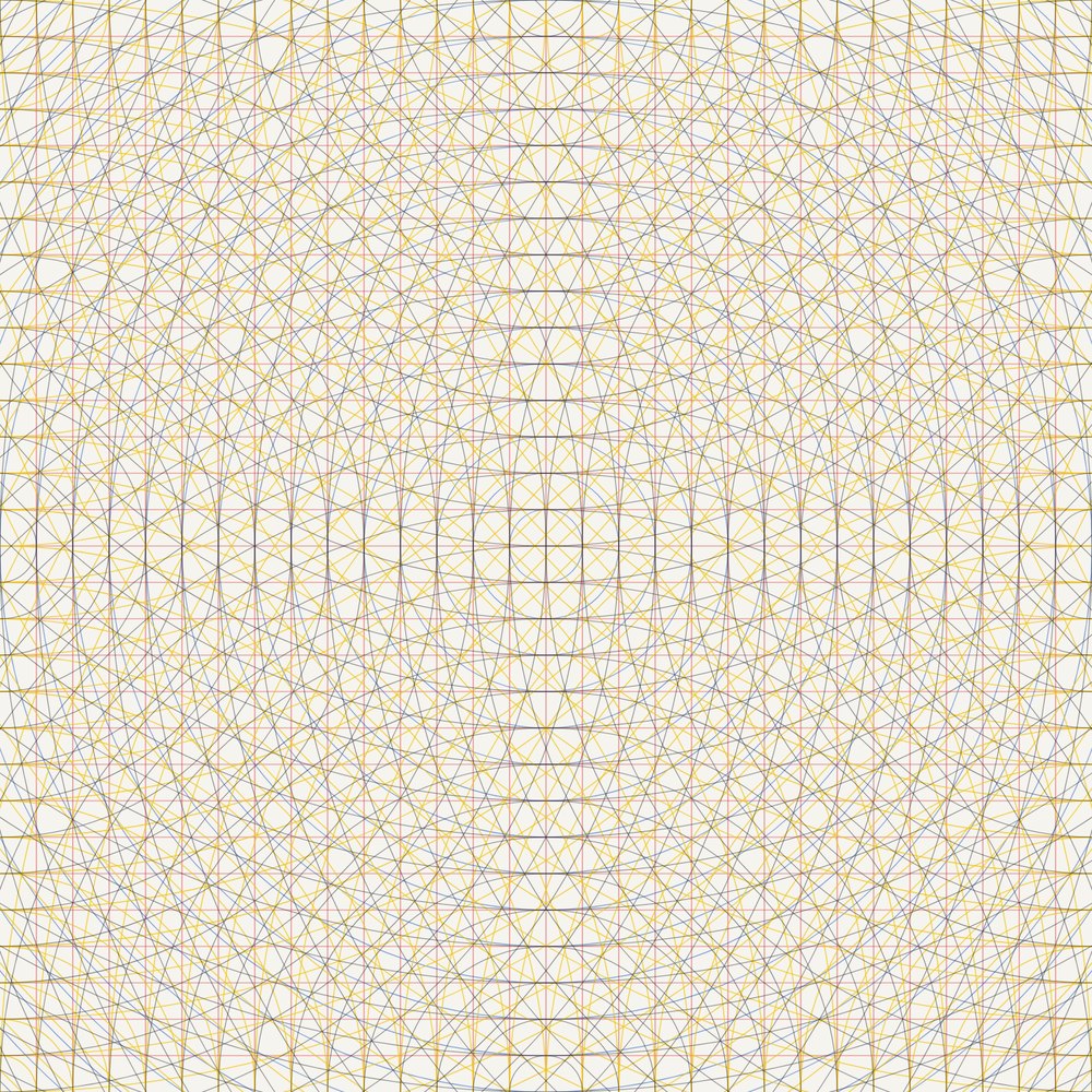 p5.js drawing of Wall Drawing #307