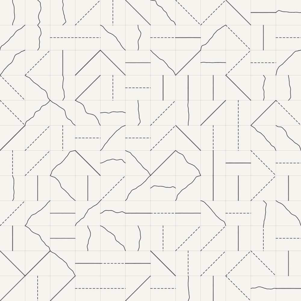 p5.js drawing of Wall Drawing #394